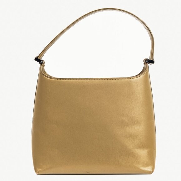 Givenchy Vintage Gold Leather 4G-Logo Handbag - Picture 4 of 11